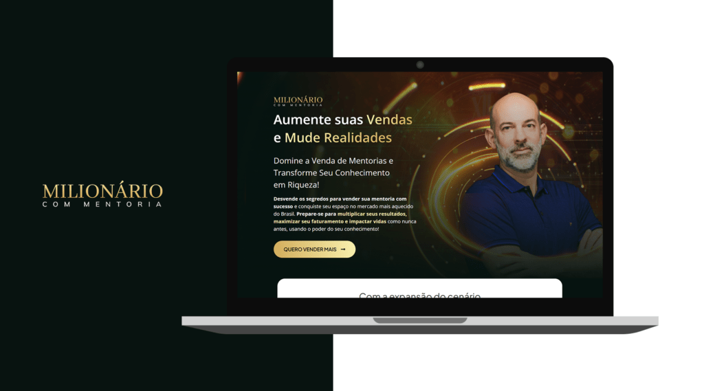 milionário com mentoria